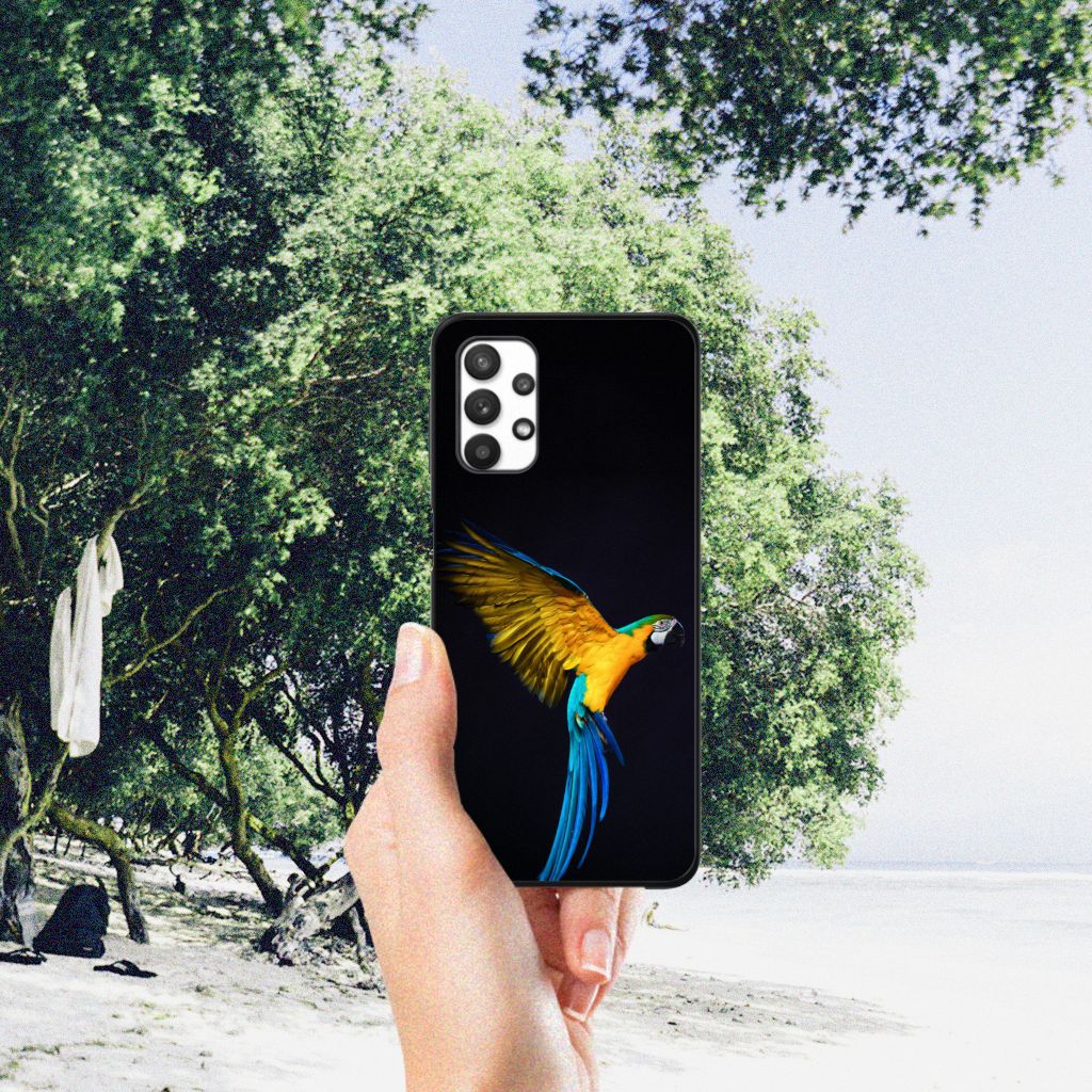 Samsung Galaxy A32 5G Dierenprint Telefoonhoesje Papegaai B2C Telecom