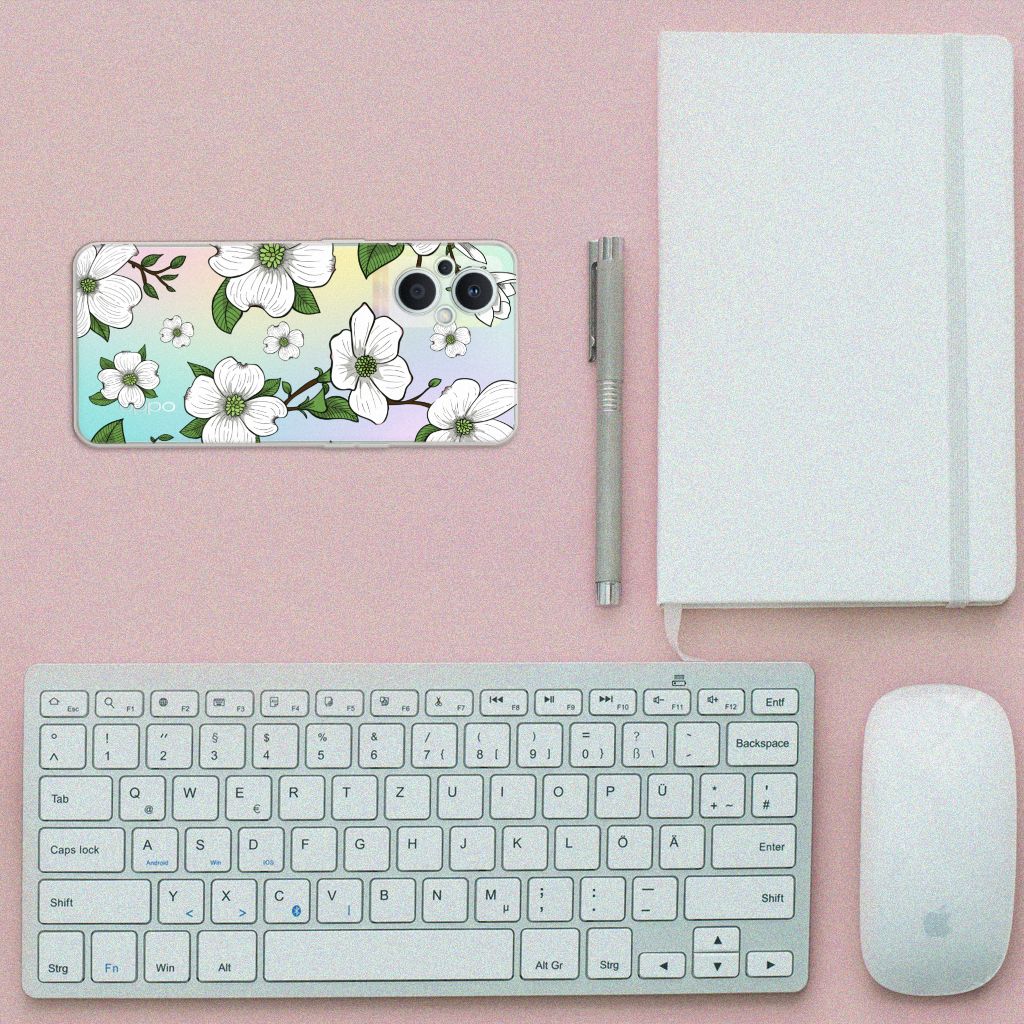 OPPO Reno8 Lite TPU Case Dogwood Flowers B2C Telecom
