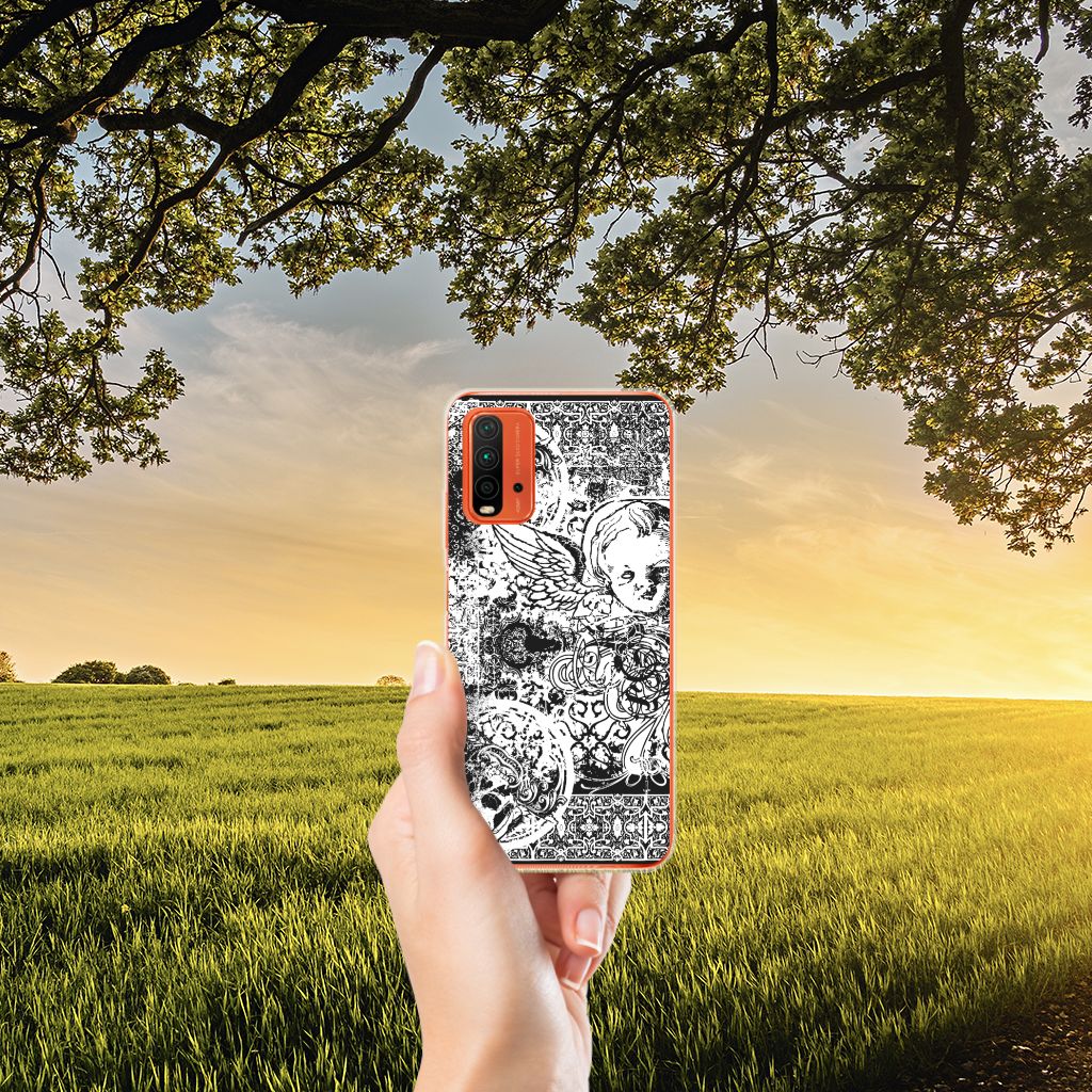 Silicone Back Case Xiaomi Poco M3 Skulls Angel B2C Telecom