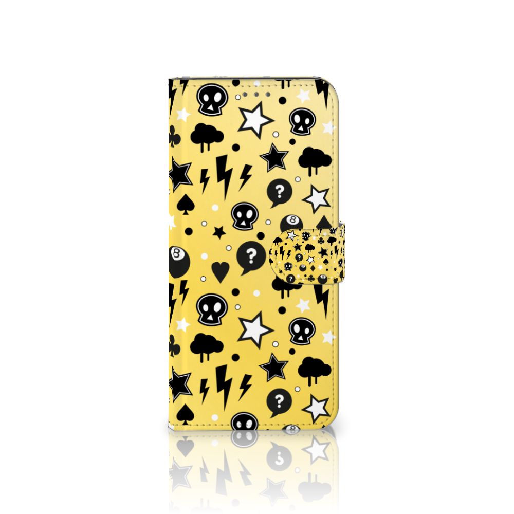 Telefoonhoesje met Naam Samsung Galaxy S21 Plus Punk Geel