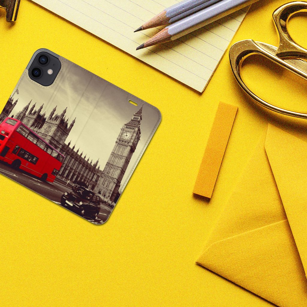 iPhone 12 Mini Book Cover Londen - B2C Telecom