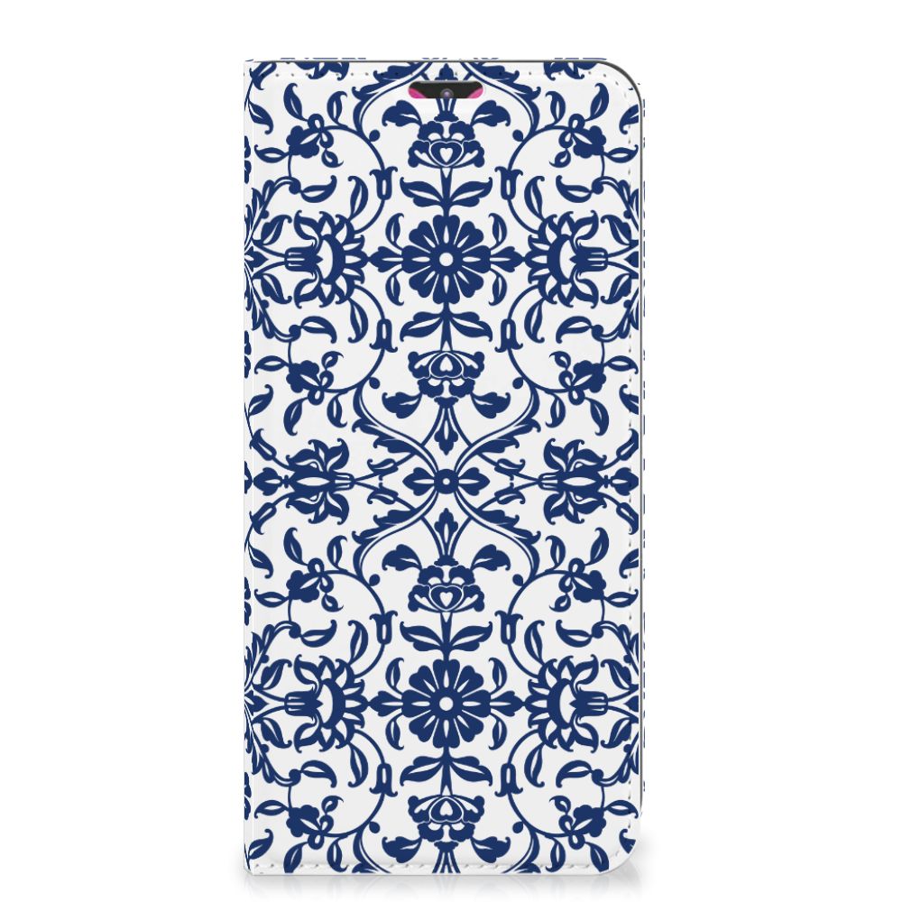 Samsung Galaxy M20 Smart Cover Flower Blue