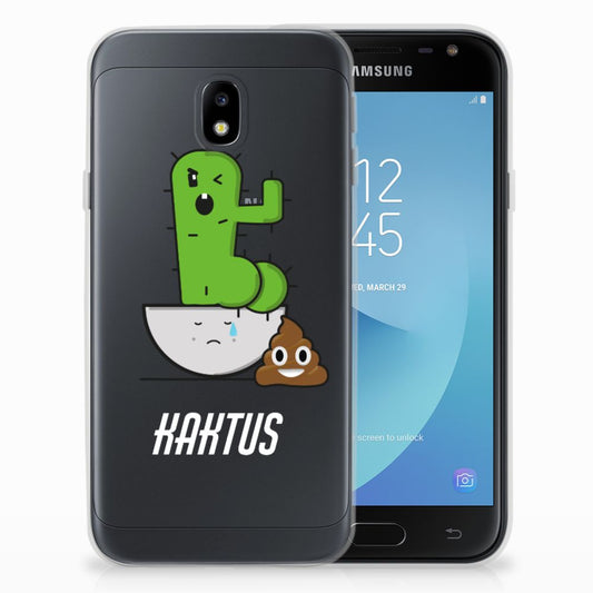 Samsung Galaxy J3 2017 Telefoonhoesje met Naam Cactus Poo