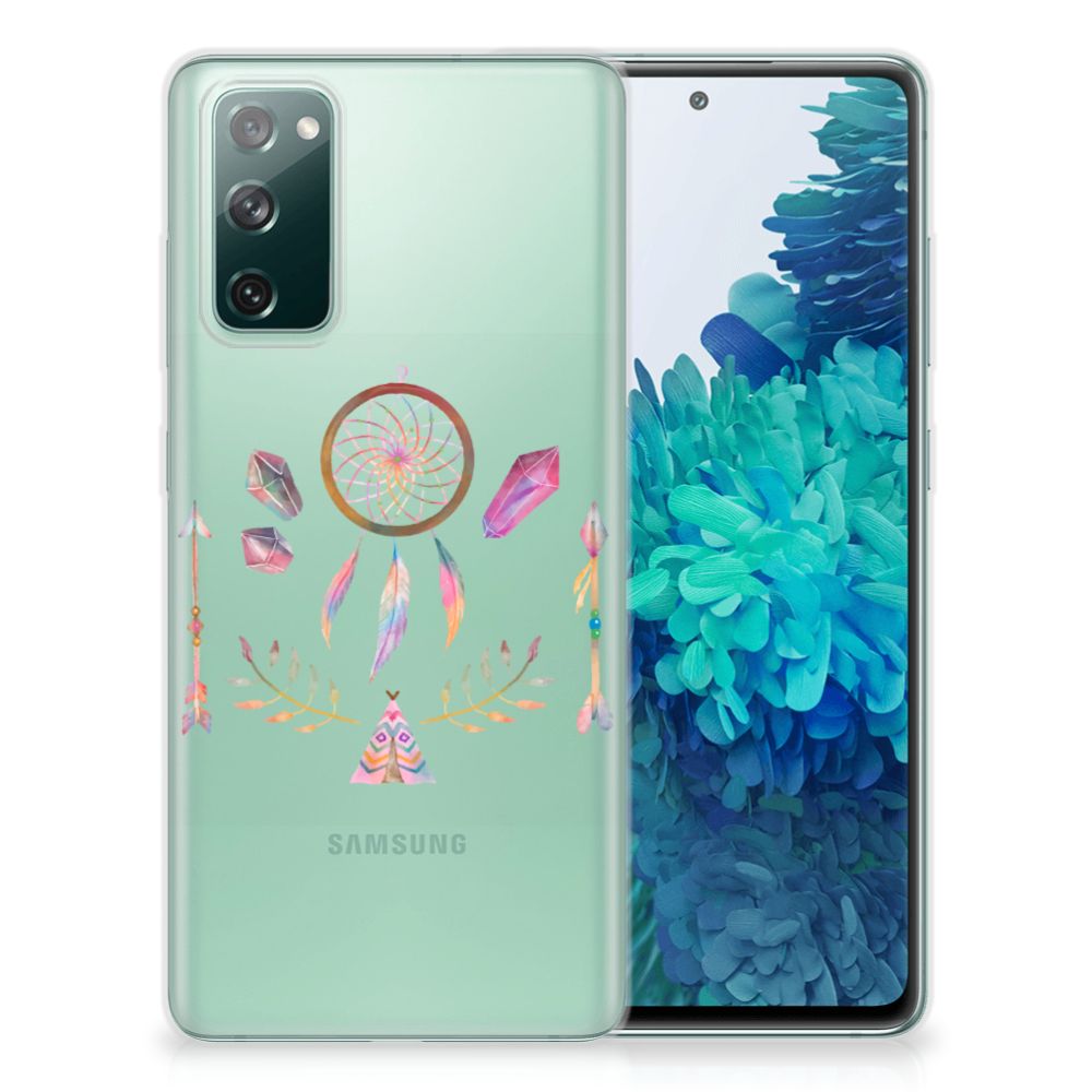 Samsung Galaxy S20 FE Telefoonhoesje met Naam Boho Dreamcatcher B2C Telecom