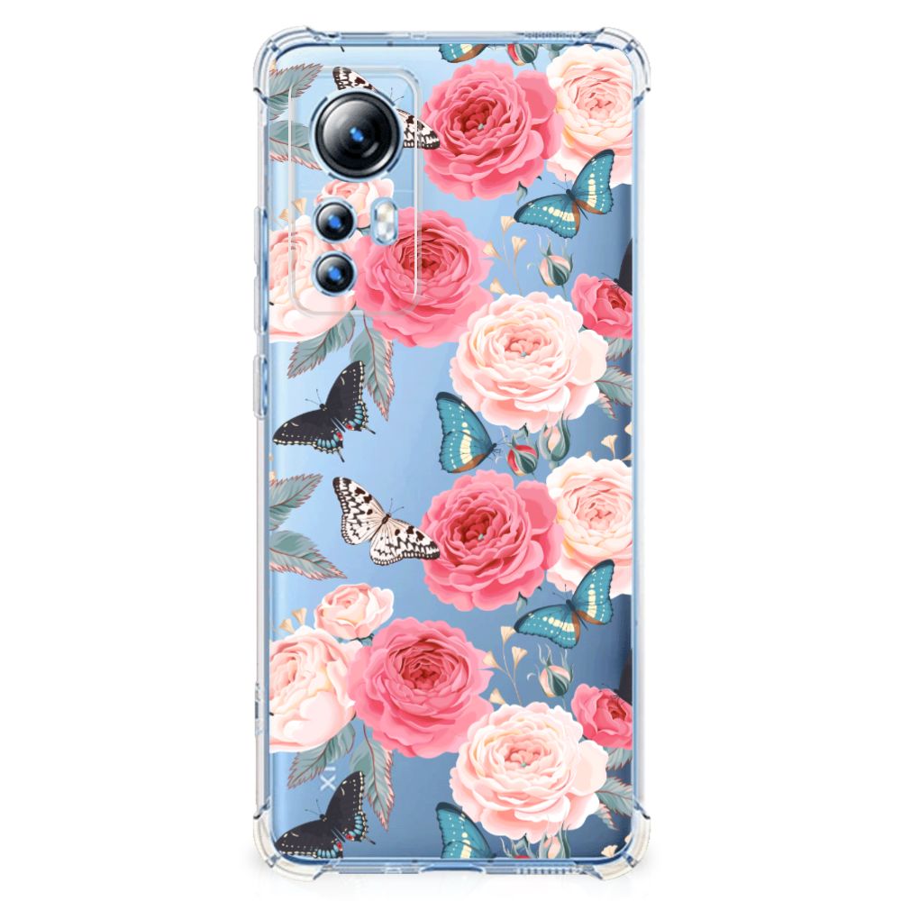 Xiaomi 12 Lite Case Butterfly Roses B2C Telecom