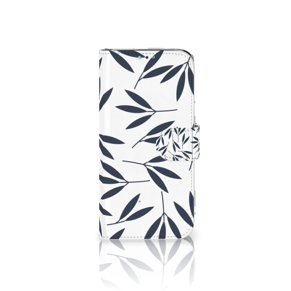 Huawei Y5 (2019) Hoesje Leaves Blue
