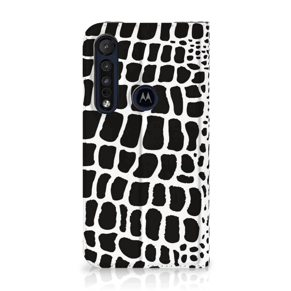 Motorola G8 Plus Hoesje maken Slangenprint - B2C Telecom