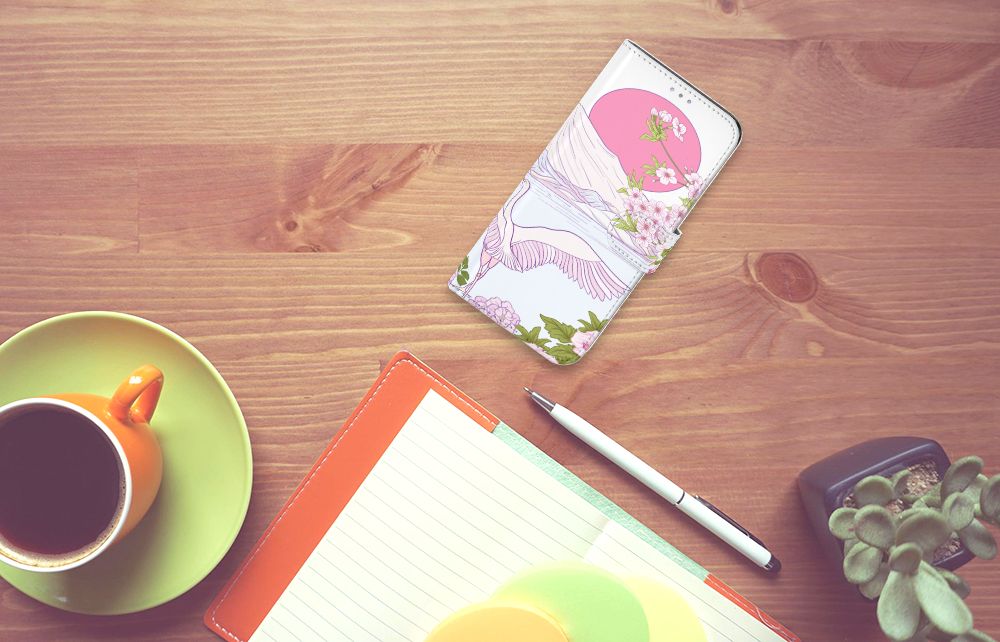 Samsung Galaxy A31 Telefoonhoesje met Pasjes Bird Standing