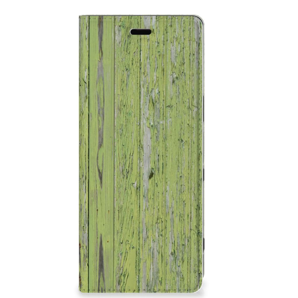 Sony Xperia 5 Book Wallet Case Green Wood