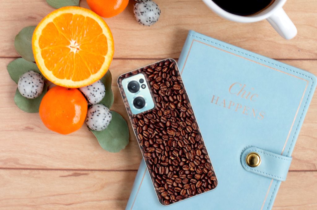OnePlus Nord CE 2 5G Siliconen Case Koffiebonen B2C Telecom