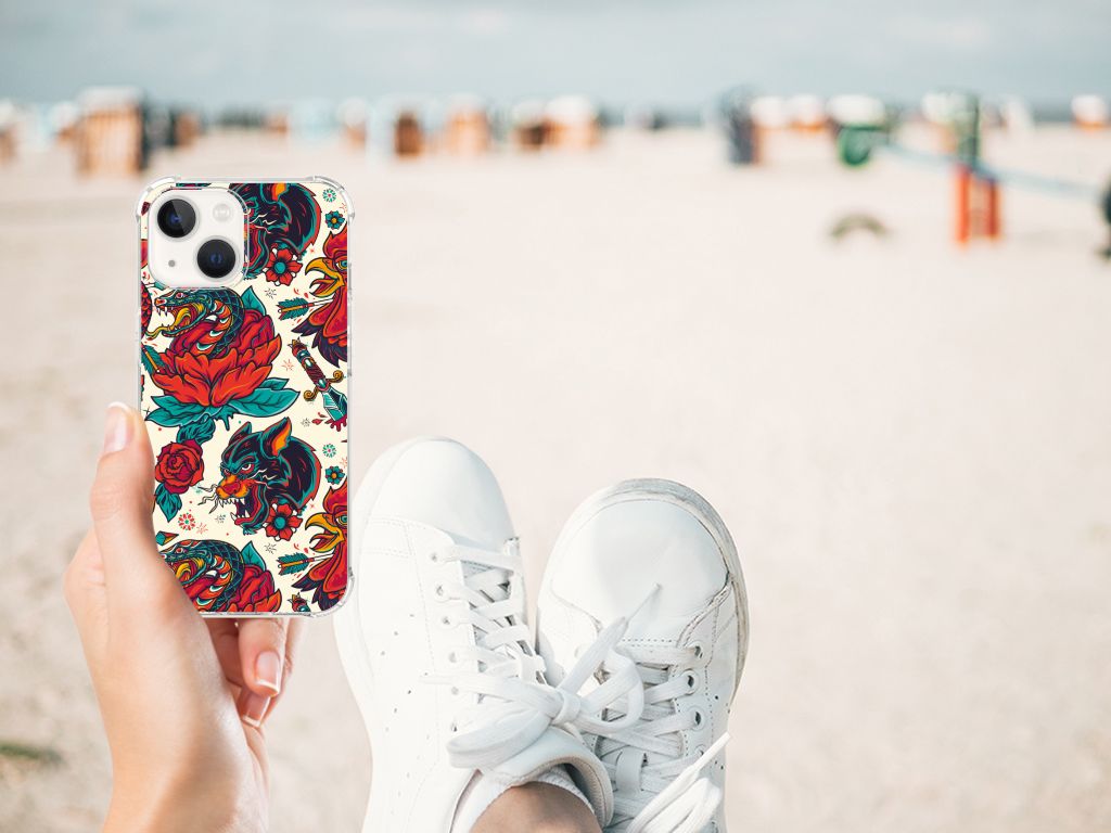 Anti-shock Hoesje met foto voor iPhone 13 Old Skool B2C Telecom