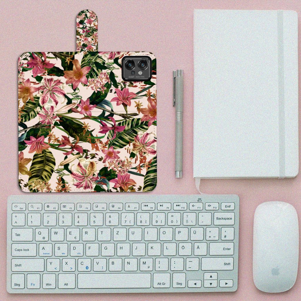 Motorola Moto G32 Hoesje Flowers