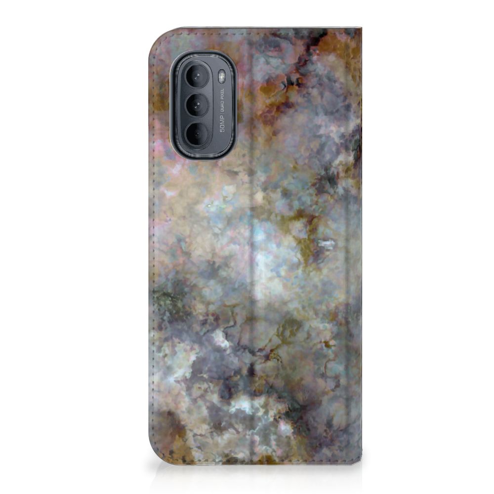 Motorola Moto G31 | G41 Standcase Marmer Grijs - B2C Telecom