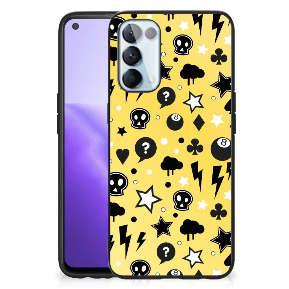 Telefoonhoesje OPPO Reno5 5G | Find X3 Lite Punk Geel