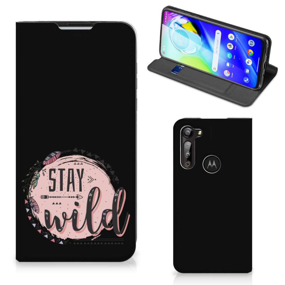 Motorola Moto G8 Power Magnet Case Boho Stay Wild - B2C Telecom