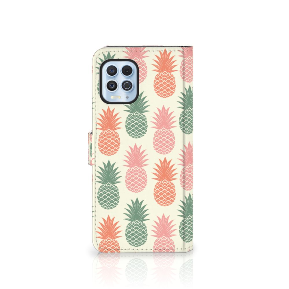 Motorola Moto G100 Book Cover Ananas