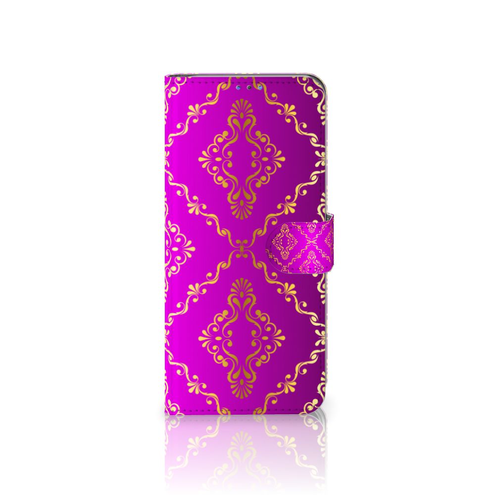 Wallet Case Motorola G8 Power Lite Barok Roze