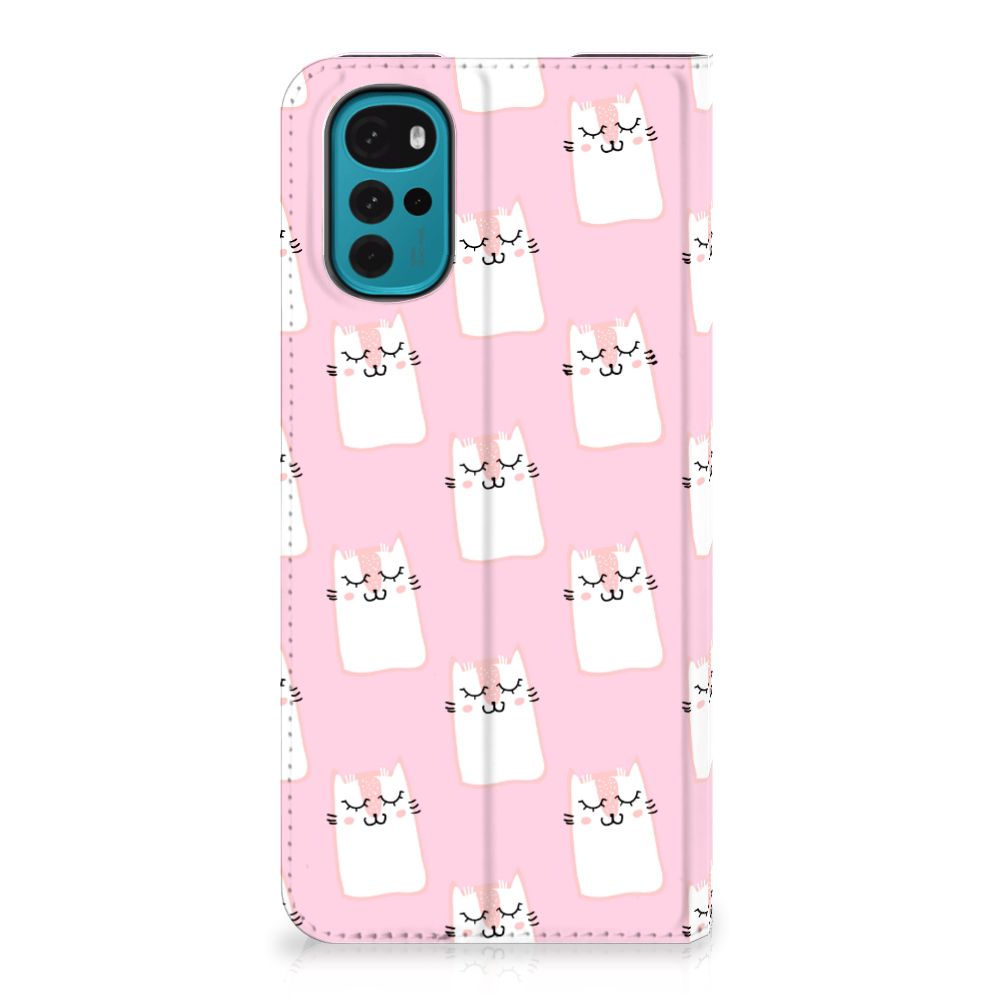 Motorola Moto G22 Hoesje maken Sleeping Cats - B2C Telecom