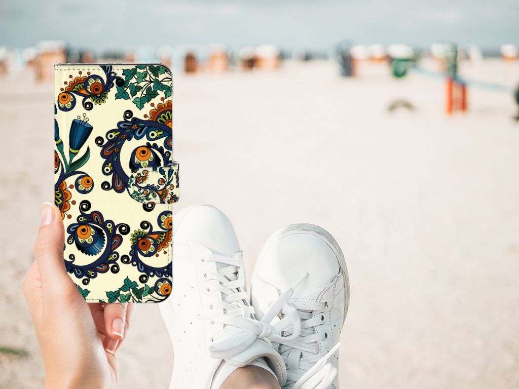 Wallet Case Xiaomi Poco X4 Pro 5G Barok Flower