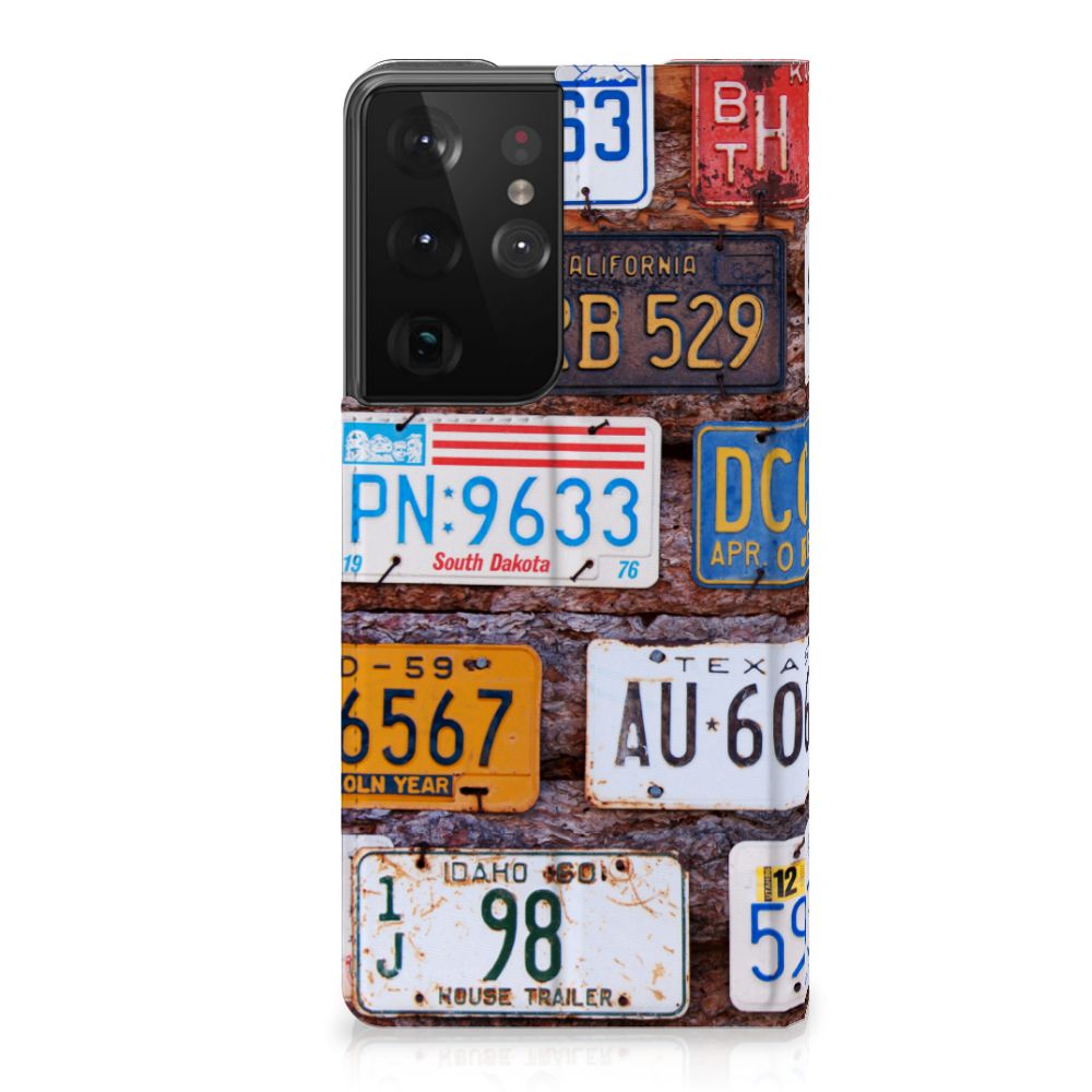 Samsung Galaxy S21 Ultra Stand Case Kentekenplaten - B2C Telecom