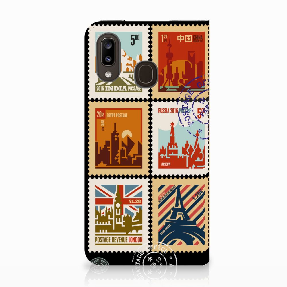 Samsung Galaxy A30 Book Cover Postzegels