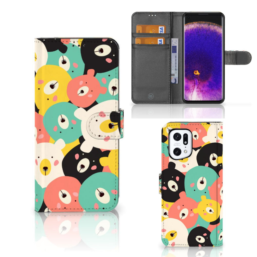 OPPO Find X5 Pro Leuk Hoesje Bears