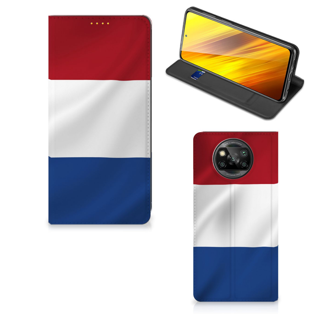 Xiaomi Poco X3 Pro | Poco X3 Standcase Nederlandse Vlag - B2C Telecom