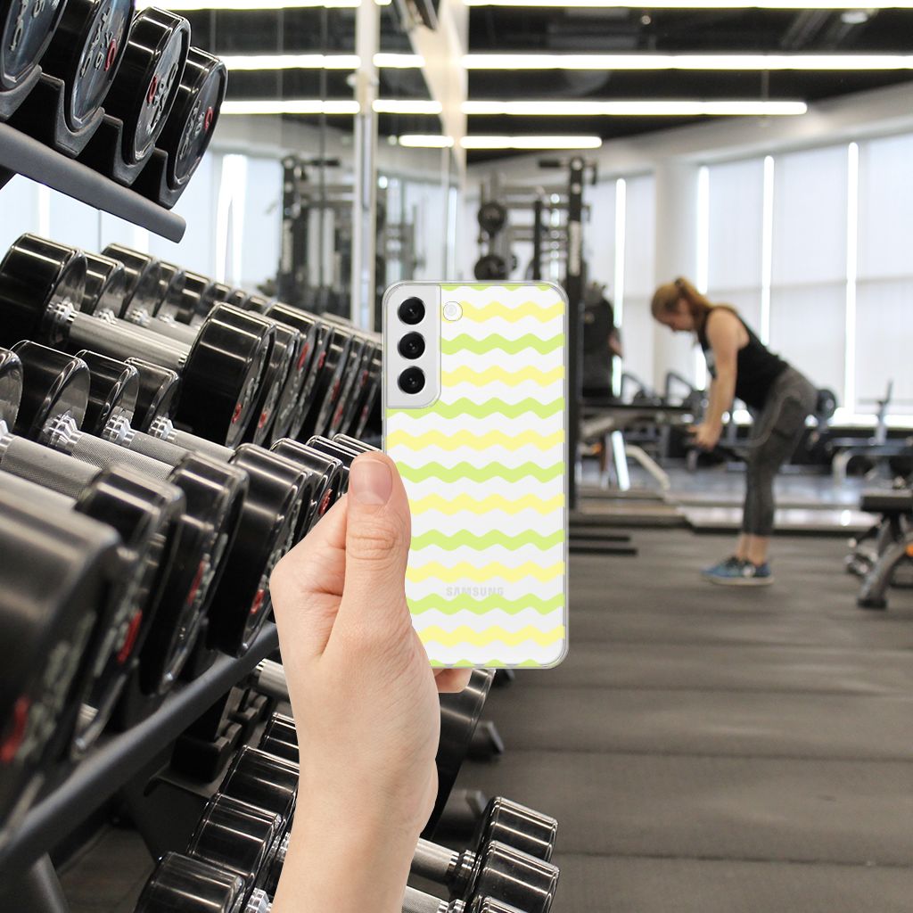 Samsung Galaxy S22 Plus TPU bumper Waves Yellow B2C Telecom