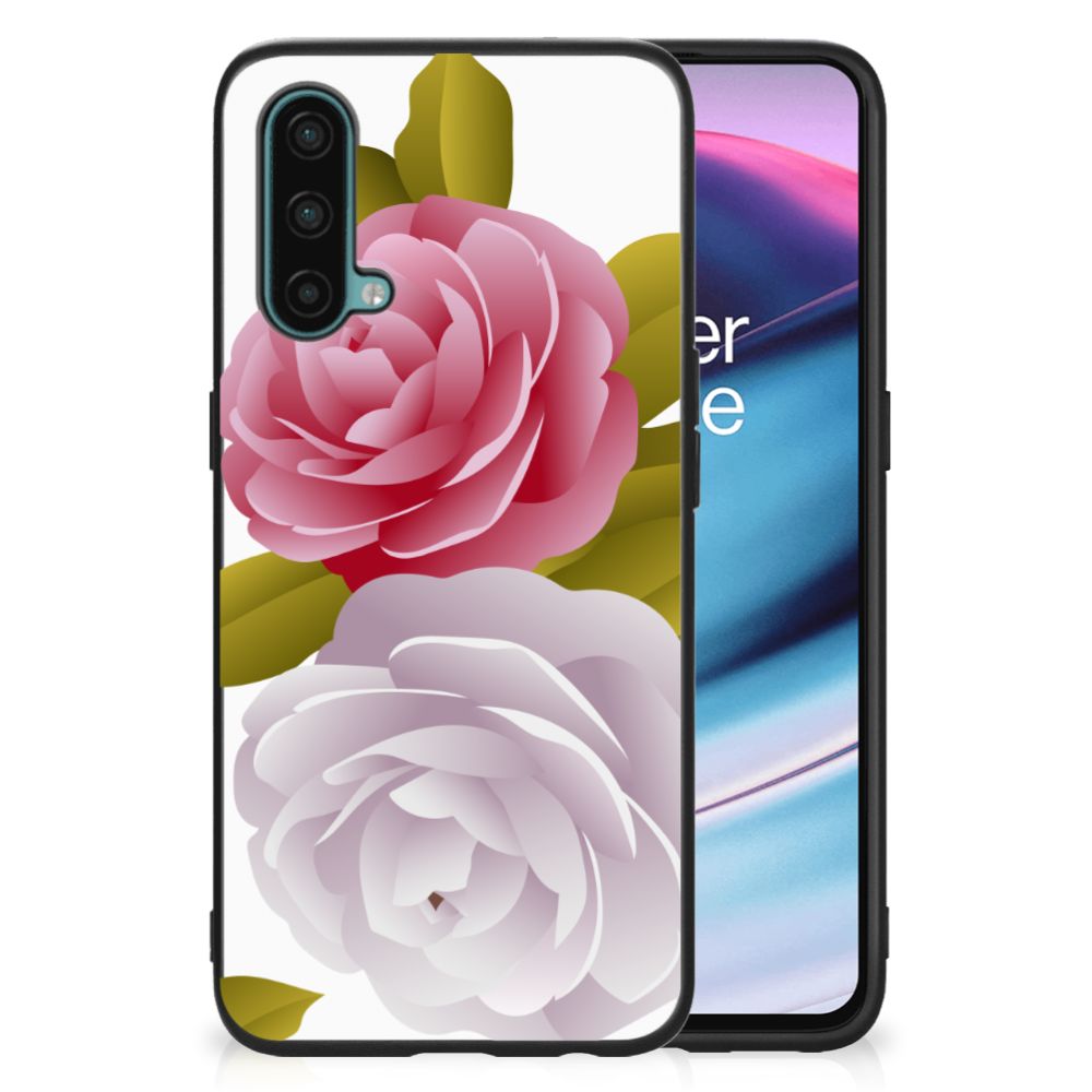 OnePlus Nord CE 5G Bloemen Hoesje Roses