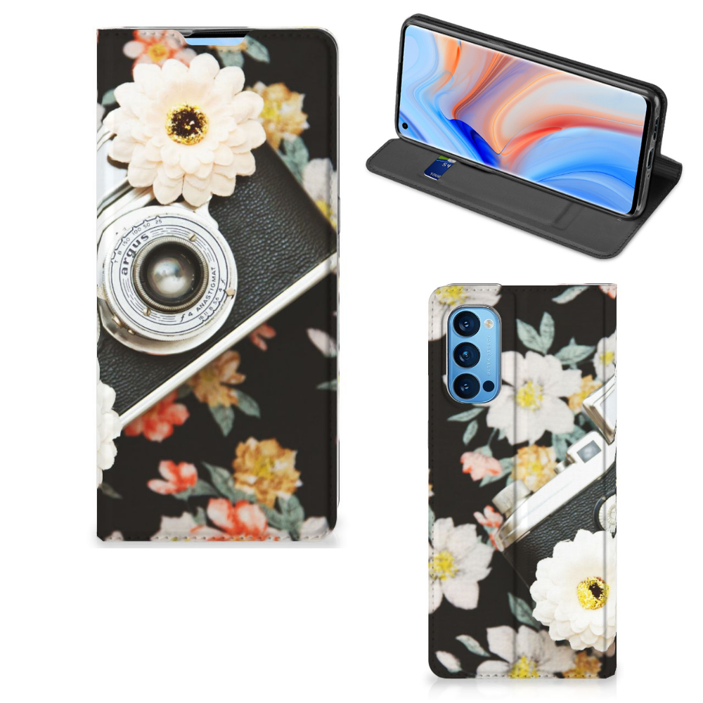 OPPO Reno4 Pro 5G Stand Case Vintage Camera - B2C Telecom