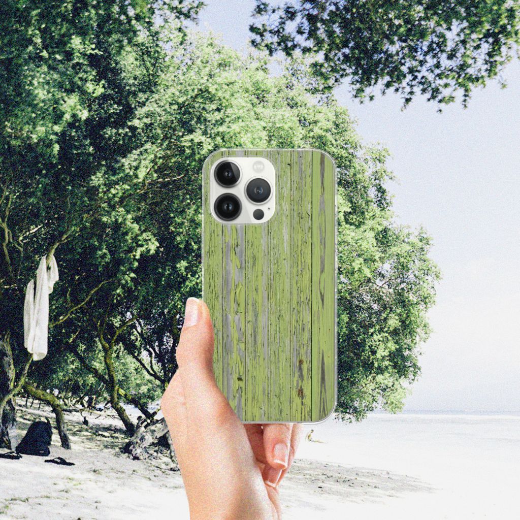 iPhone 13 Pro Max Bumper Hoesje Green Wood B2C Telecom