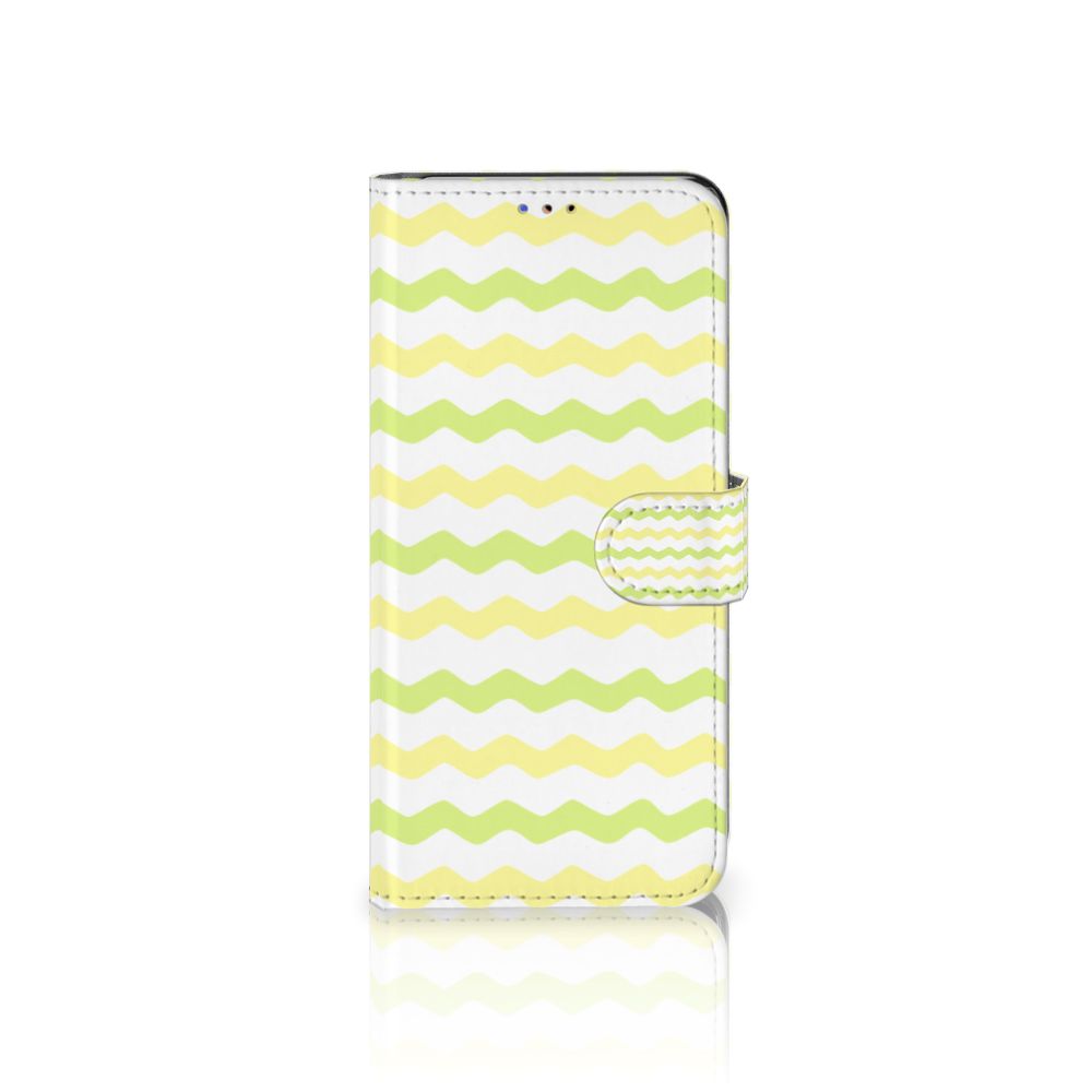 Samsung Galaxy A20s Telefoon Hoesje Waves Yellow