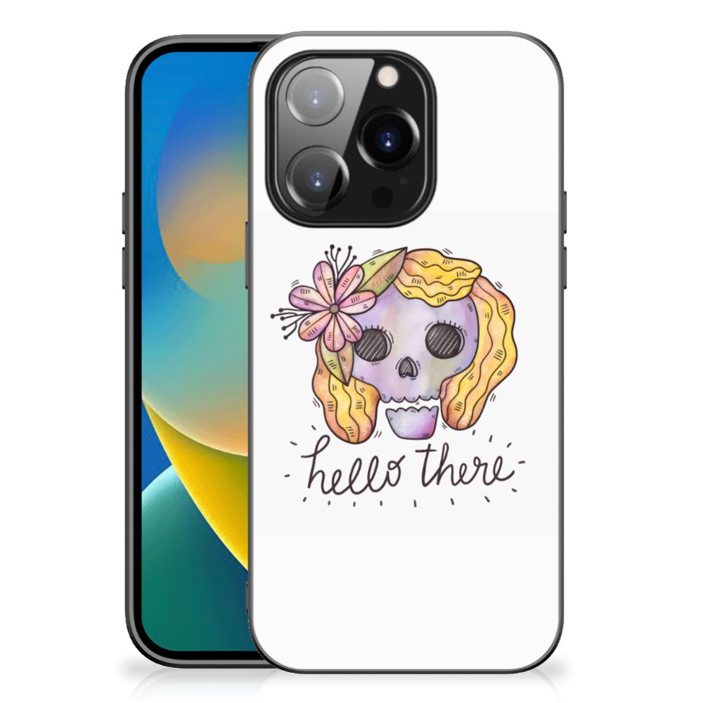 Telefoonhoesje iPhone 14 Pro Boho Skull B2C Telecom