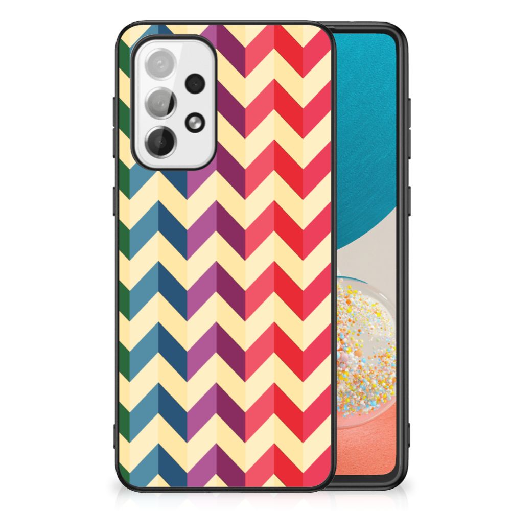 Samsung Galaxy A73 Back Case Zigzag Multi Color B2C Telecom