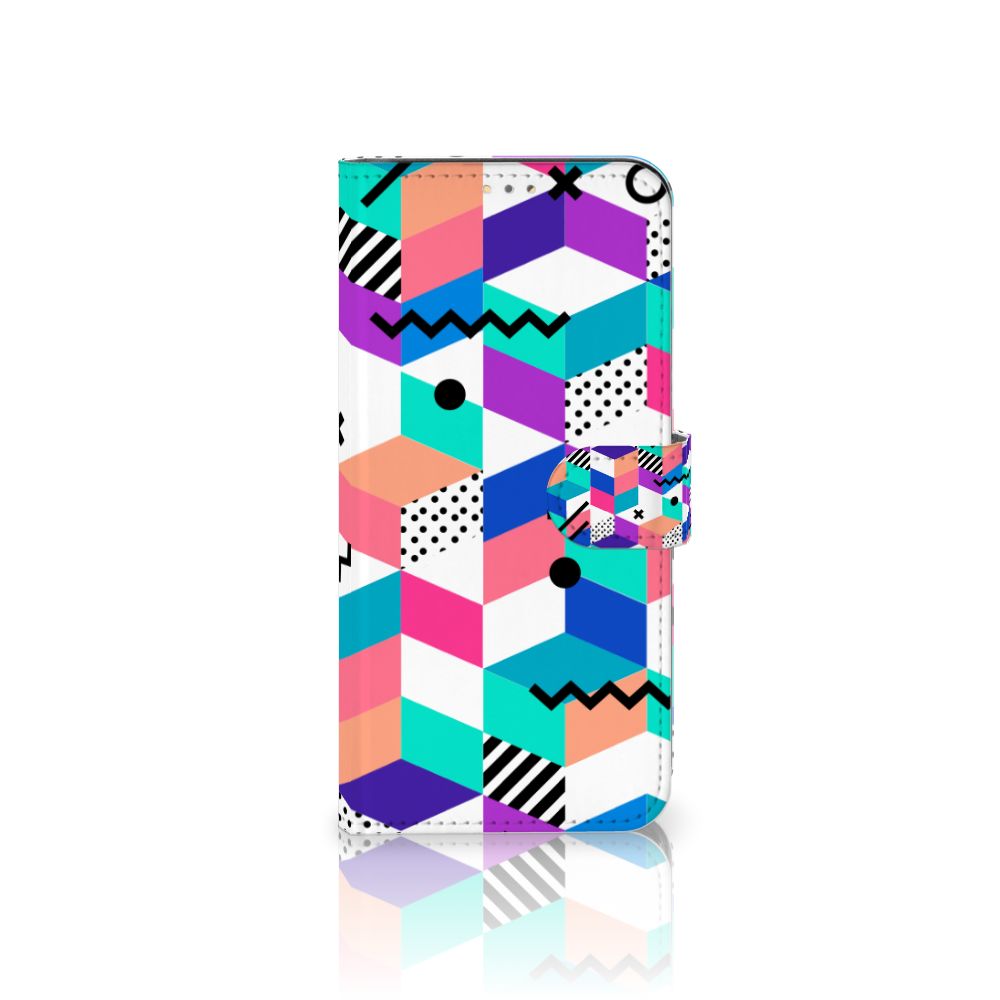 OPPO A15 Book Case Blokken Kleurrijk