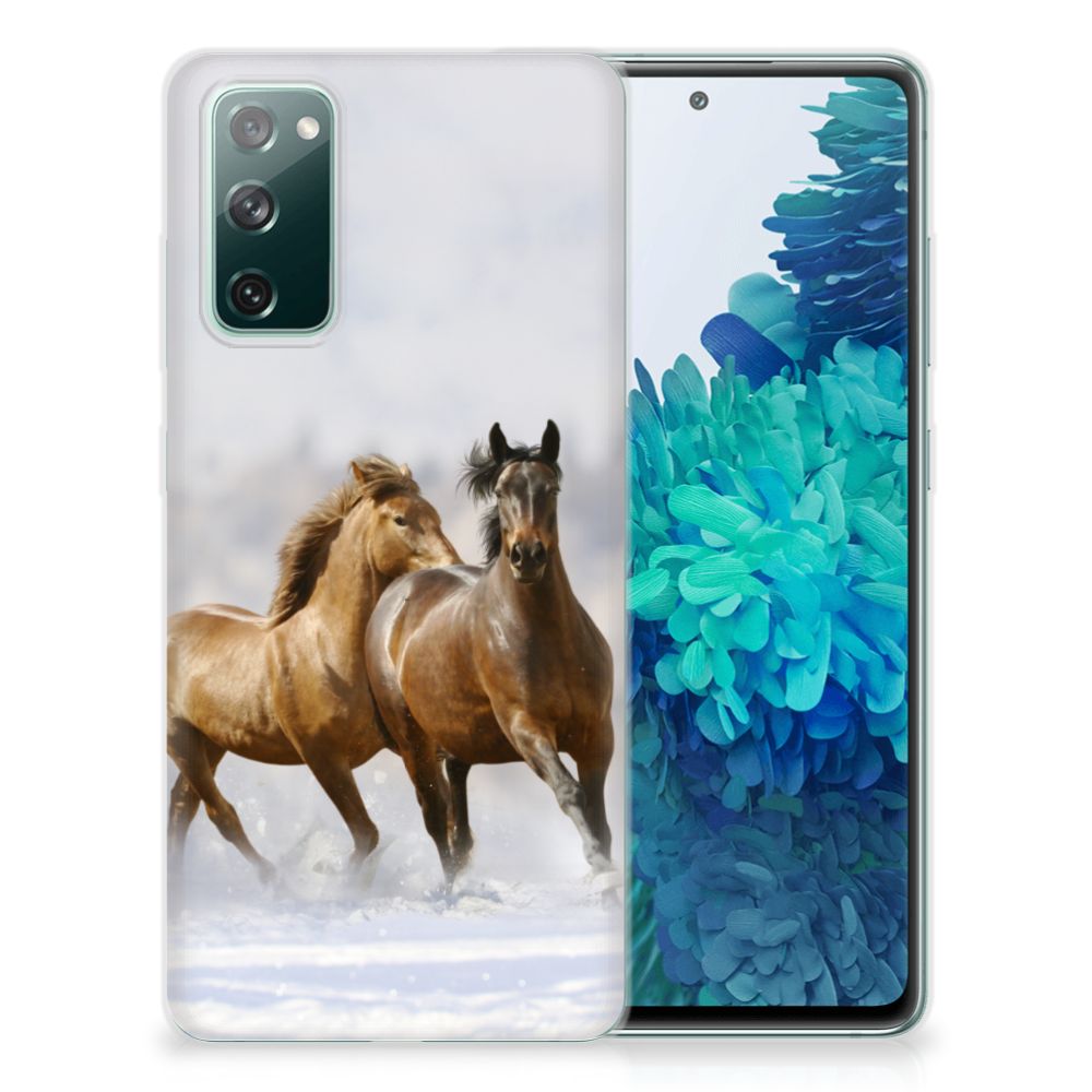 Samsung Galaxy S20 FE TPU Hoesje Paarden B2C Telecom