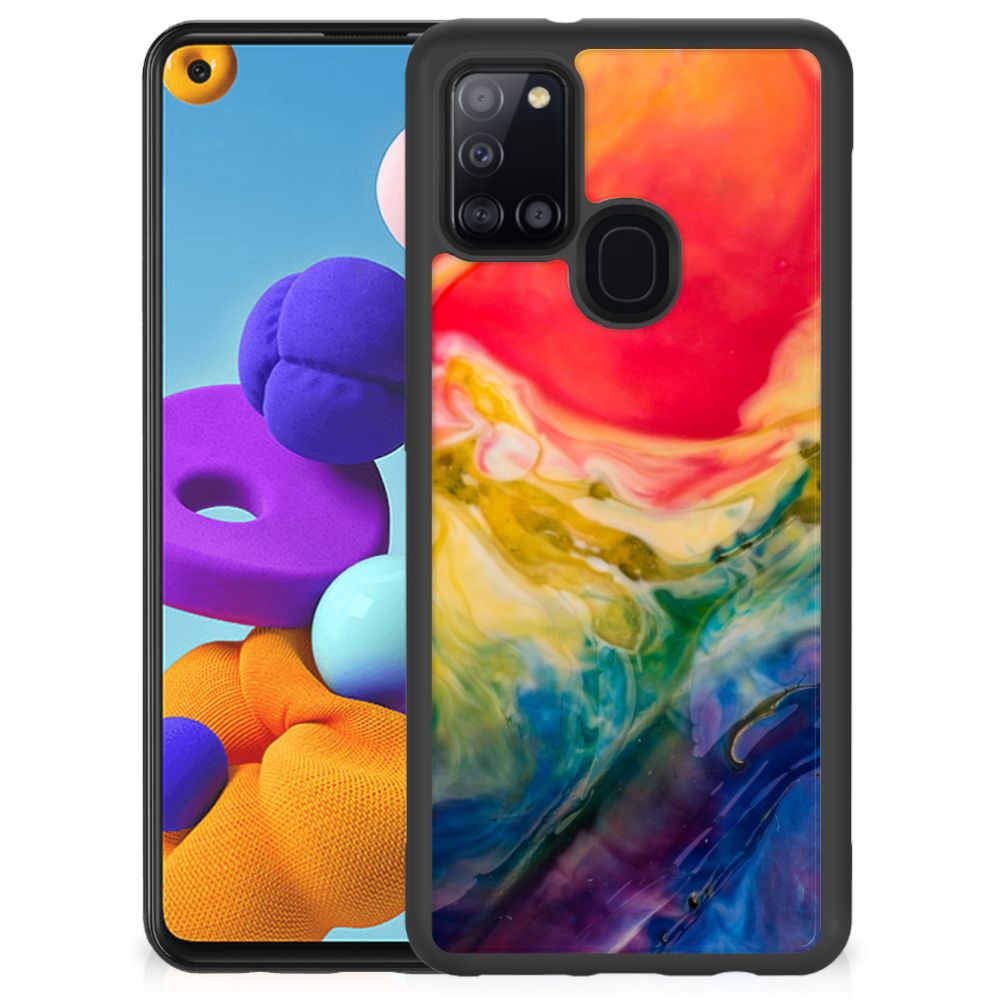 Case Samsung Galaxy A21s Watercolor Dark B2C Telecom