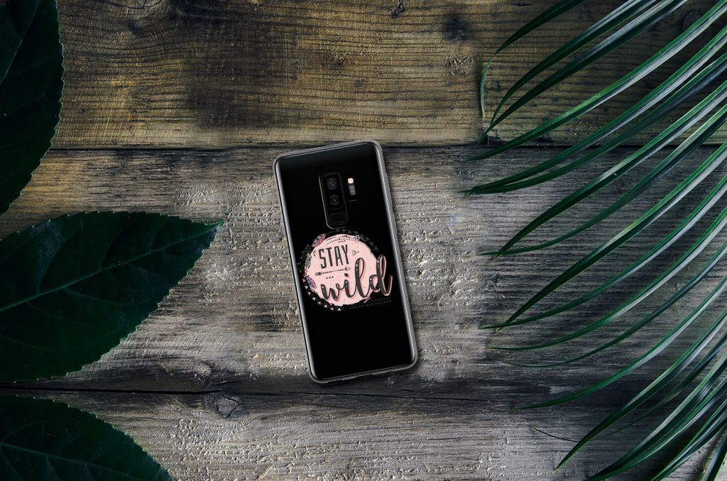 Samsung Galaxy S9 Plus Telefoonhoesje met Naam Boho Stay Wild