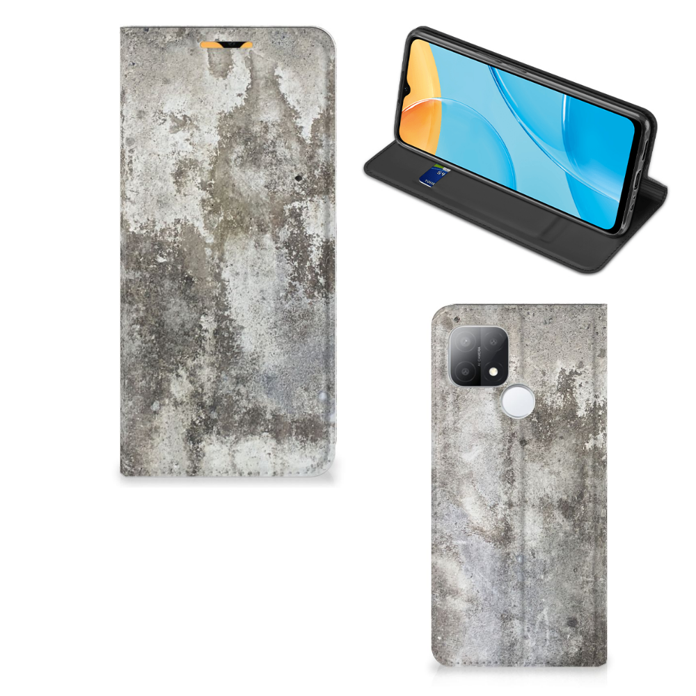 OPPO A15 Standcase Beton Print - B2C Telecom