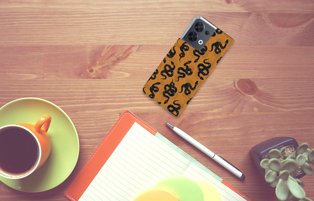 Hoesje maken voor OPPO Reno8 Snakes - B2C Telecom