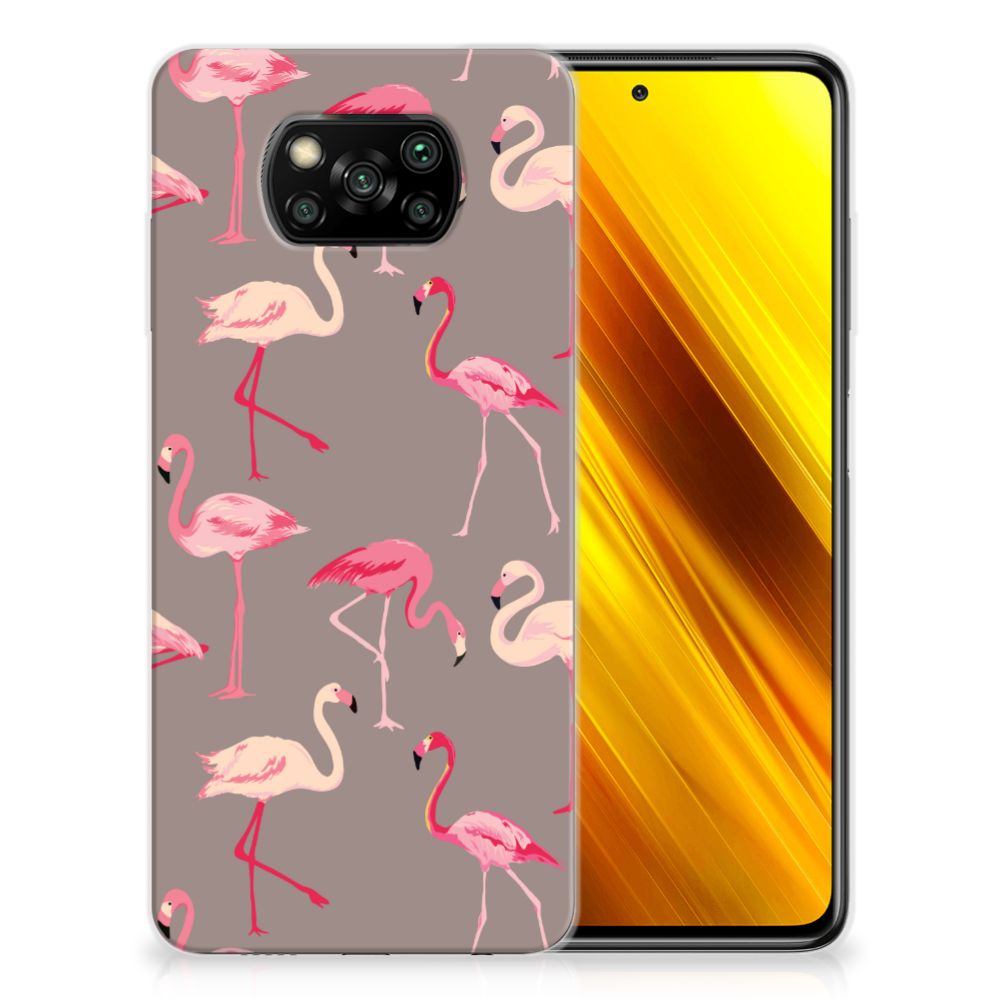 Xiaomi Poco X3 | Poco X3 Pro TPU Hoesje Flamingo