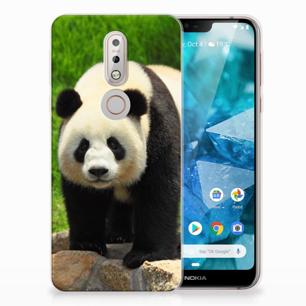 Nokia 7.1 TPU Hoesje Panda