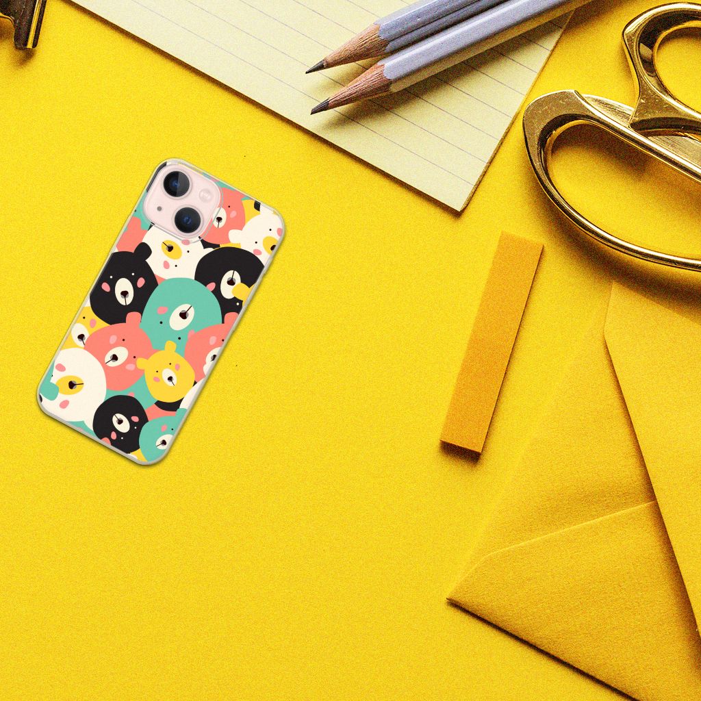 iPhone 13 mini Telefoonhoesje met Naam Bears B2C Telecom