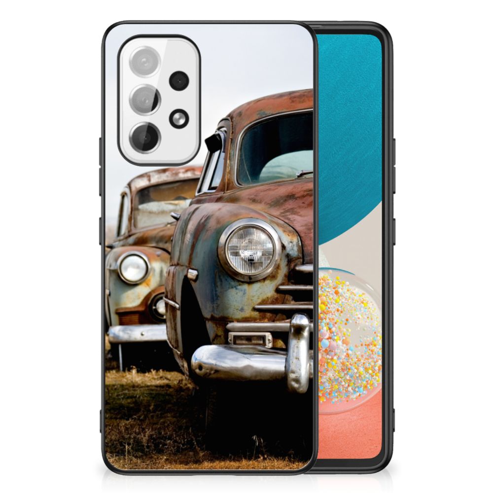 Samsung Galaxy A53 Silicone Back Case Vintage Auto