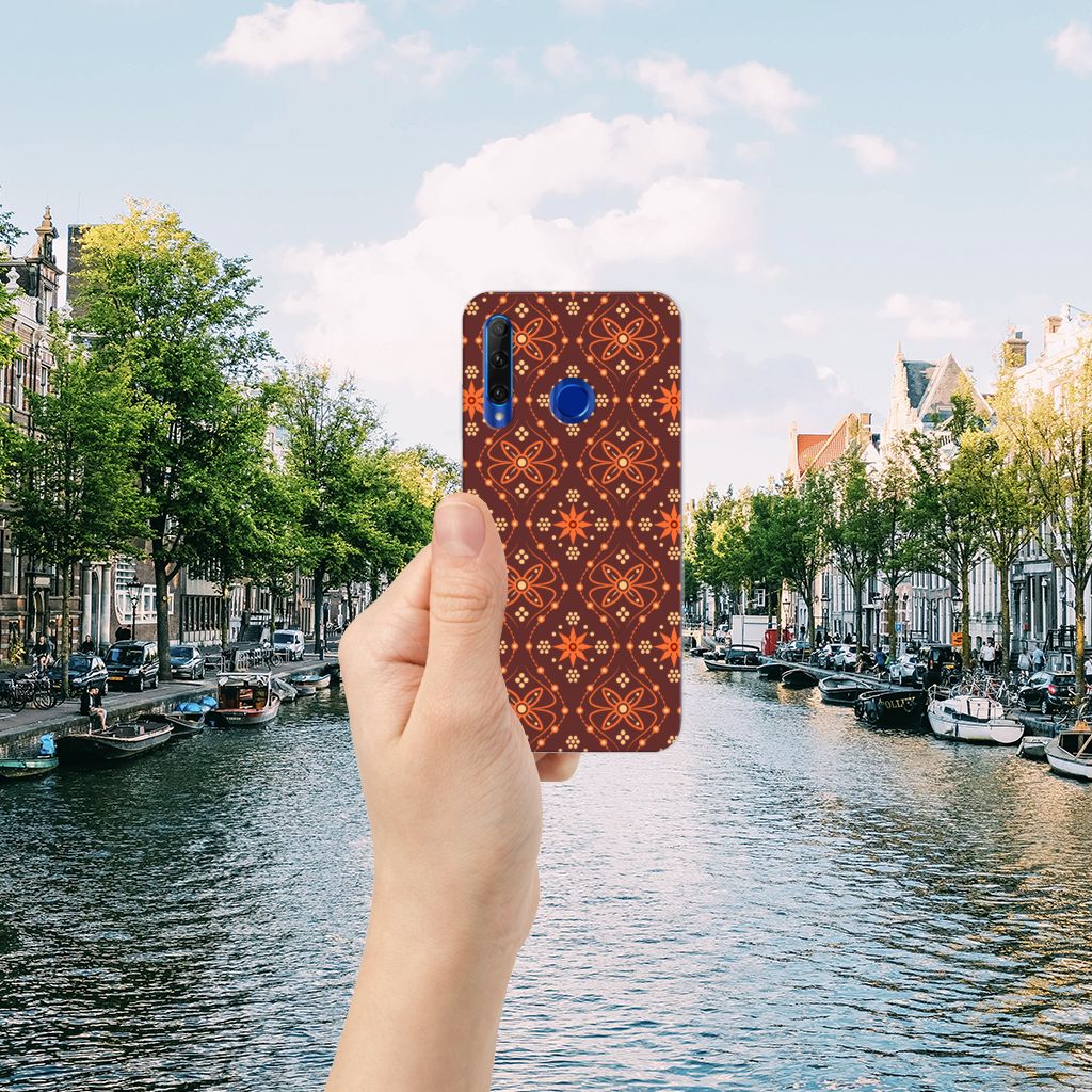 Honor 20 Lite TPU bumper Batik Brown