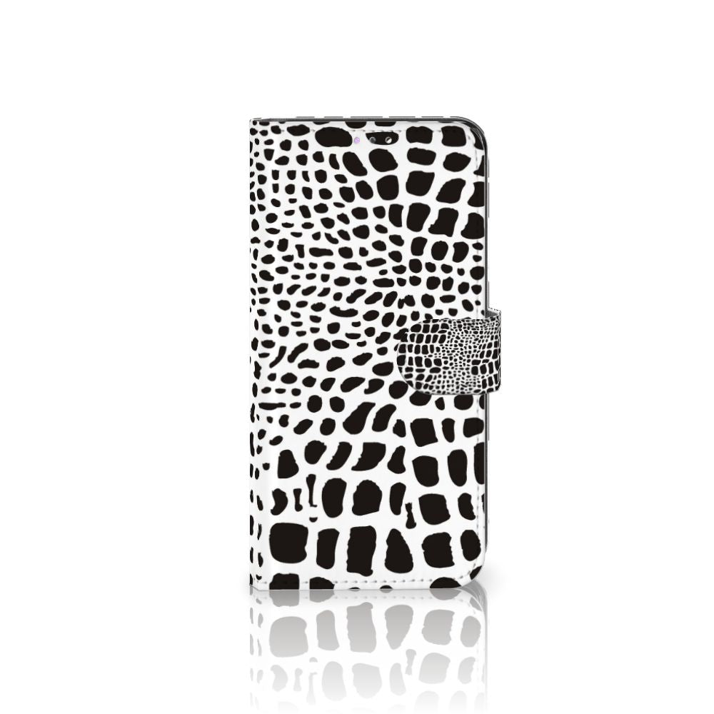 Samsung Galaxy A32 4G Telefoonhoesje met Pasjes Slangenprint