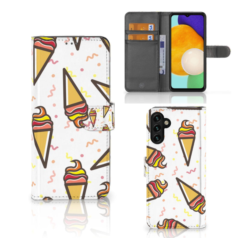 Samsung Galaxy A04s | Samsung Galaxy A13 5G Book Cover Icecream