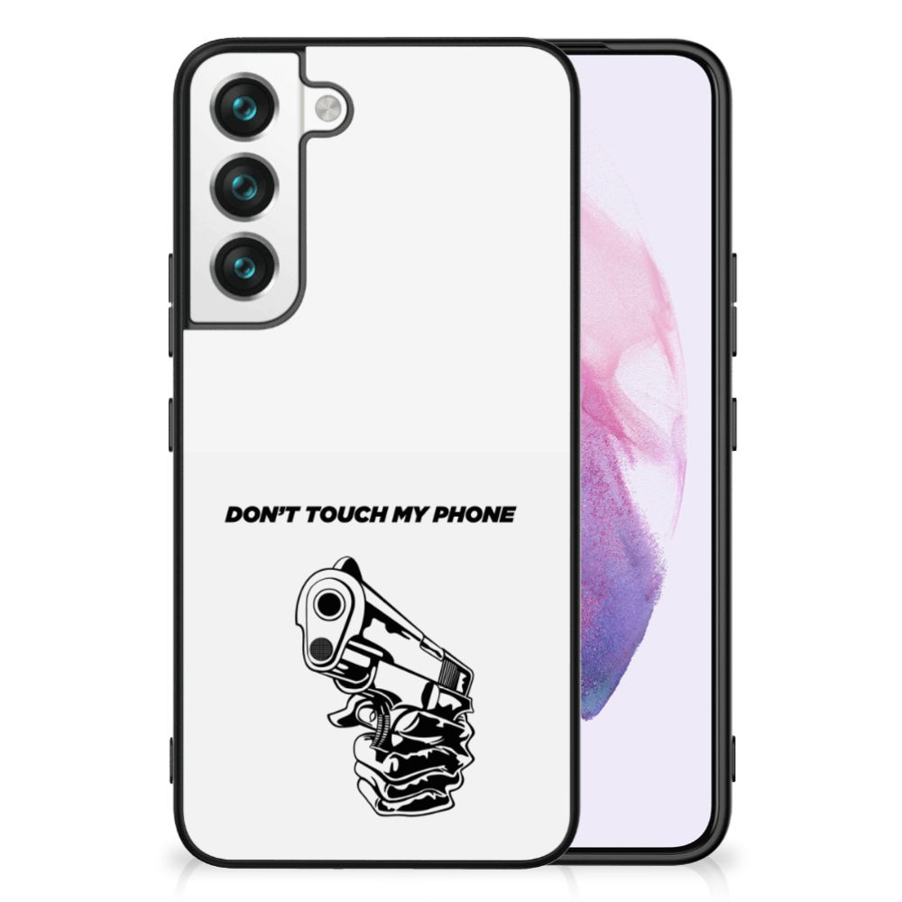 Samsung Galaxy S22 Telefoon Hoesje Gun Don't Touch My Phone B2C Telecom
