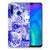 Silicone Back Case Honor 20 Lite Angel Skull Blauw