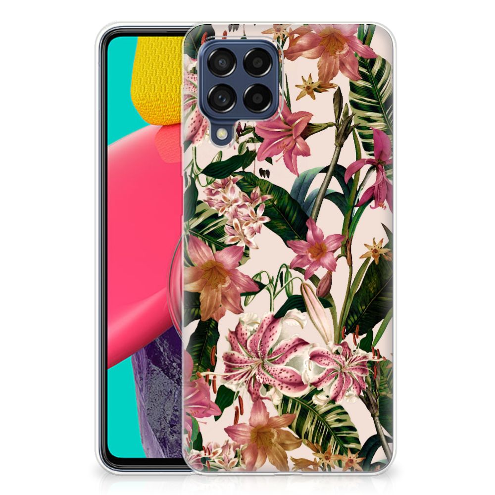 Samsung Galaxy M53 TPU Case Flowers